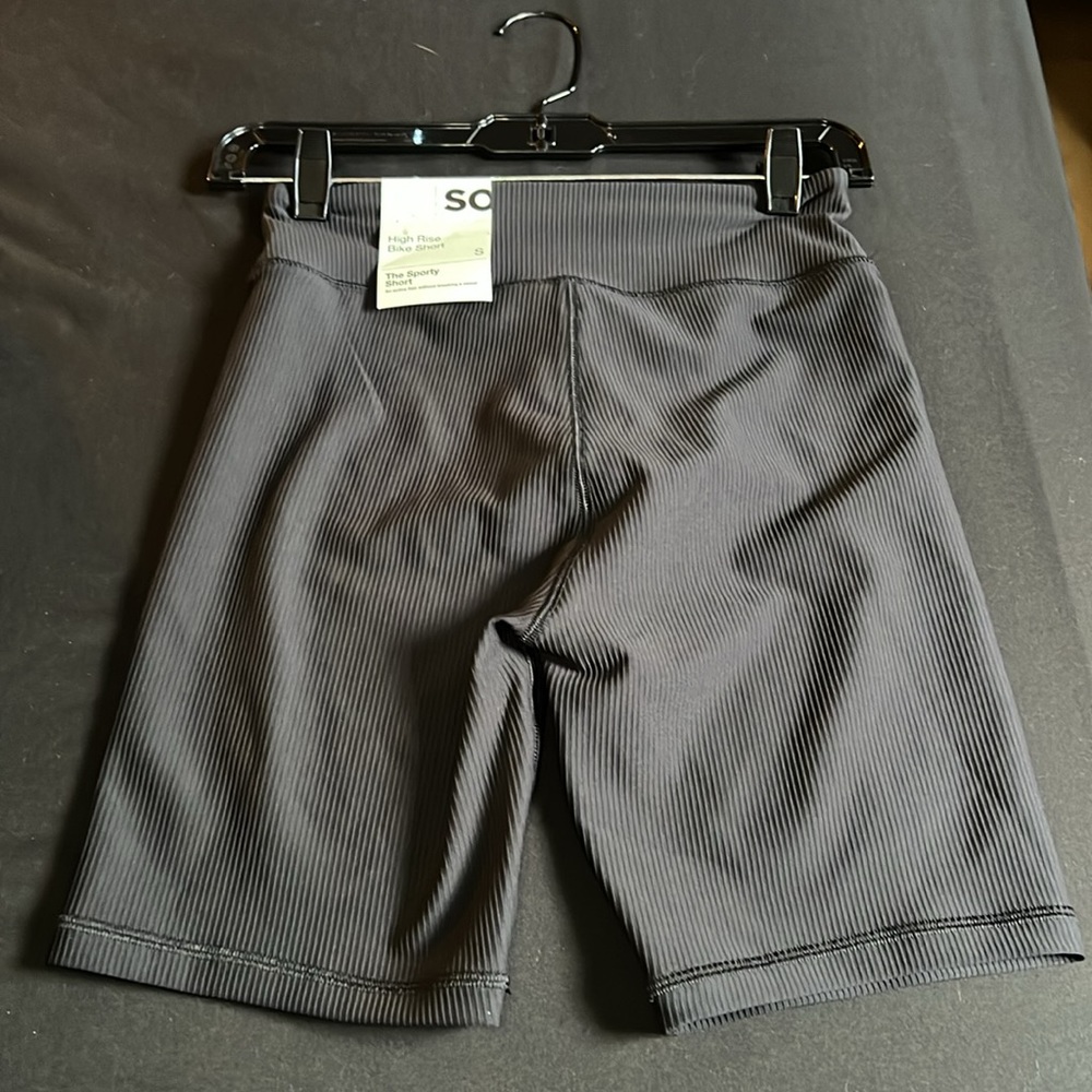 Black High Rise Bike Short - Picture 6 of 6